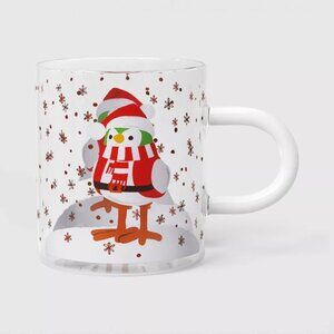 15.2 fl oz Christmas Glass Mug
